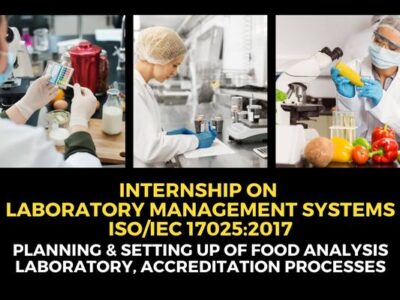 Internship on Laboratory management systems (ISO/IEC 17025:2017) & Laboratory Setup & Accreditation process