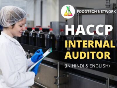 HACCP INTERNAL AUDITOR HACCP Internal Auditor